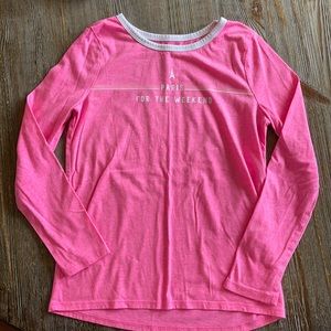 Justice girls long sleeve tee SZ 10